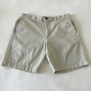 Re-Imagined by J. Crew Men's Shorts Chino Flat Front Beige Brown Size 32